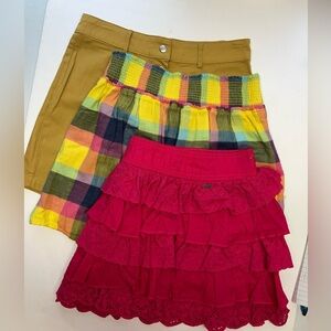 Women’s Mini Skirts (Set of 3), Size M, Multicolored, Favlux, Mossimo, Hollister